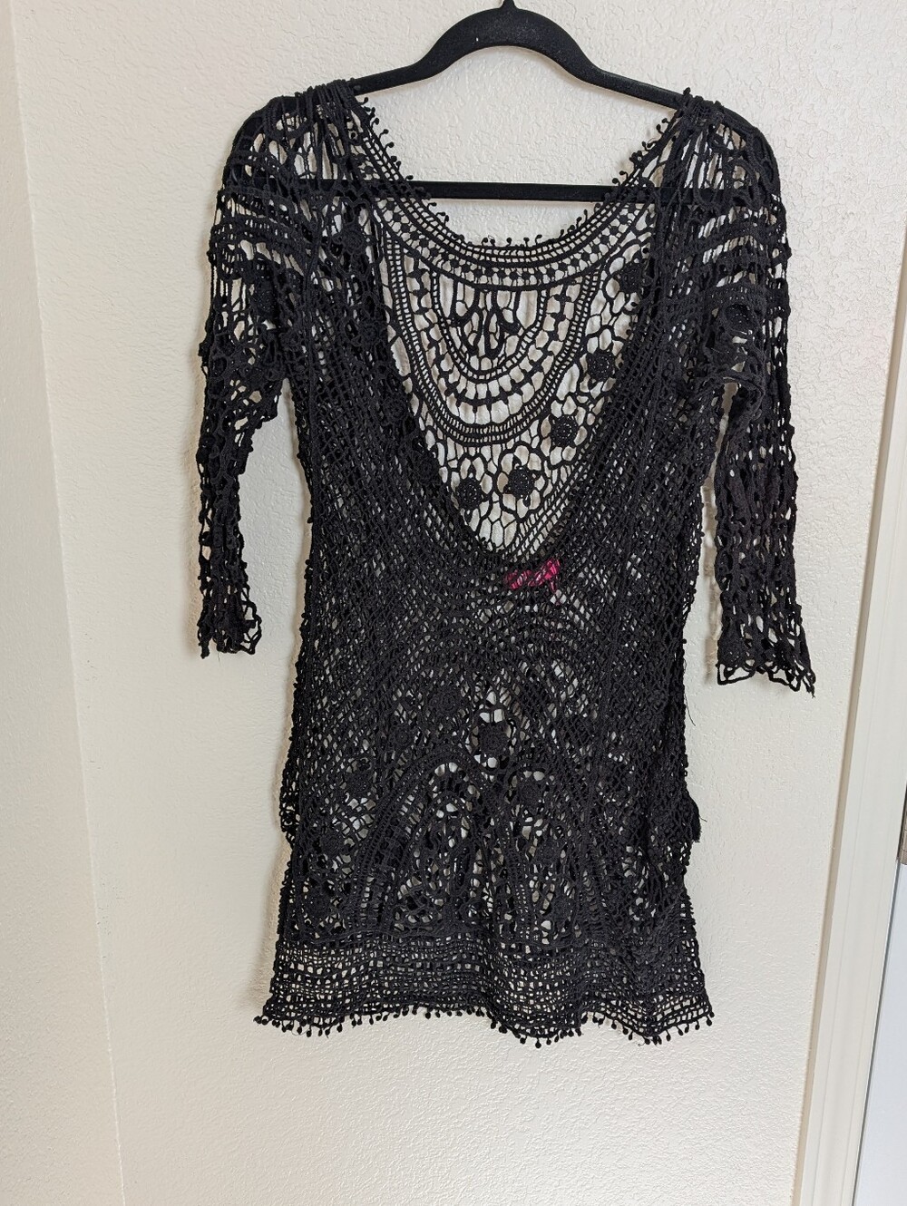 Women’s Bathing Suit Cover Up Crochet Lace Whimsigoth Fairy Grunge